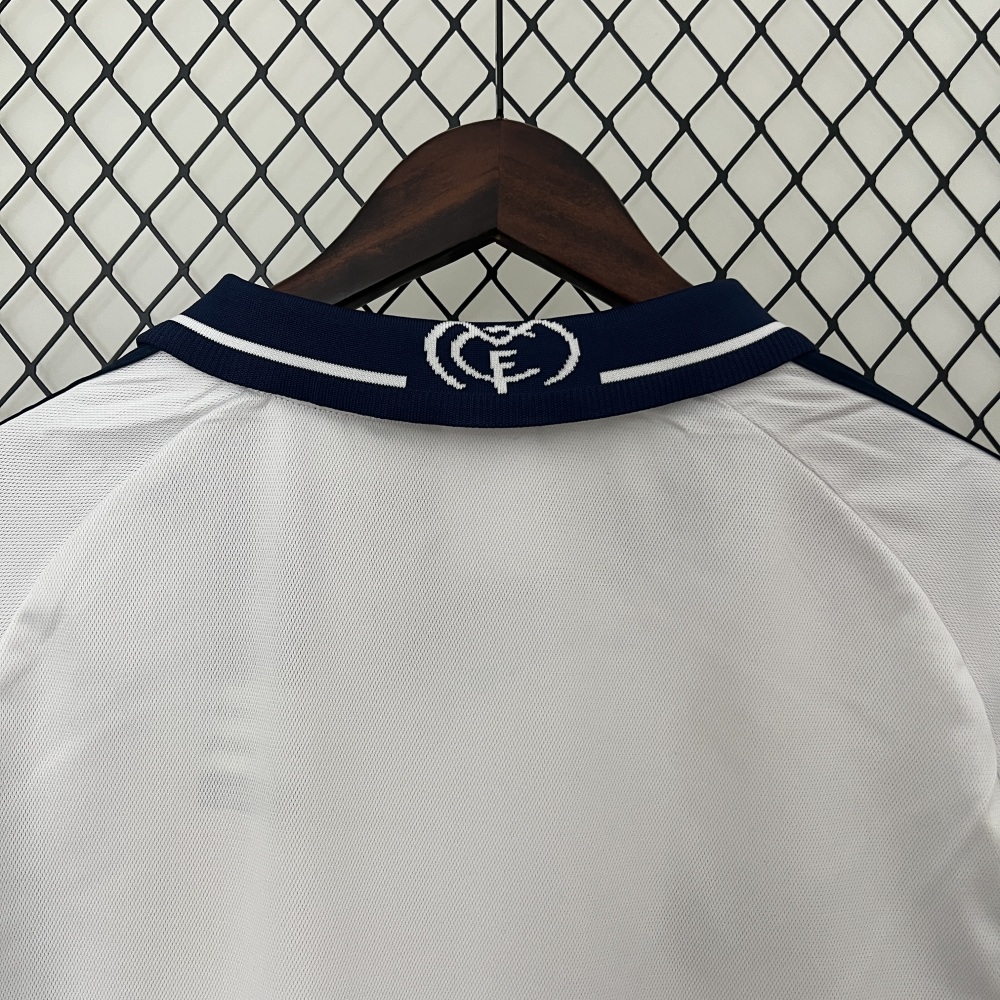 2000-2001Real Madrid home Long sleeve Retro jerseys