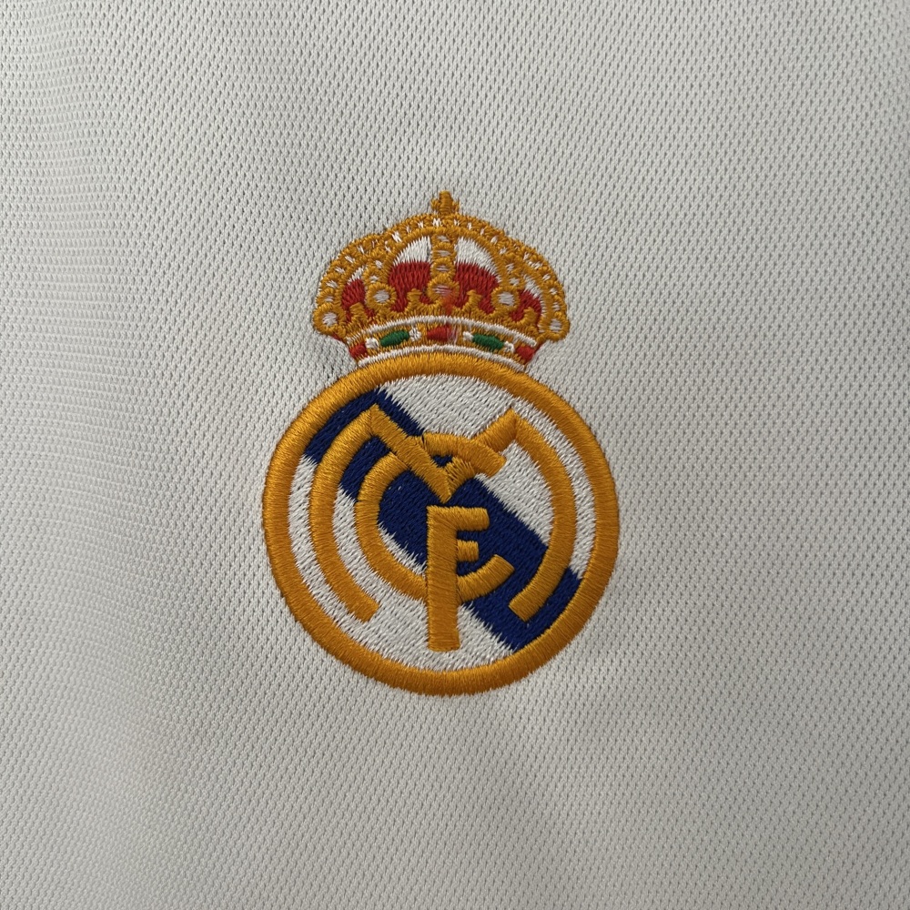 2000-2001Real Madrid home Long sleeve Retro jerseys