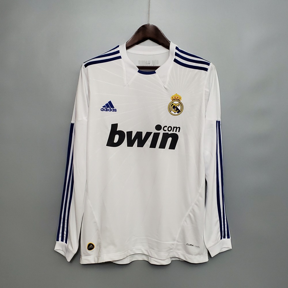 10-11Real Madrid home Long sleeve Retro jerseys