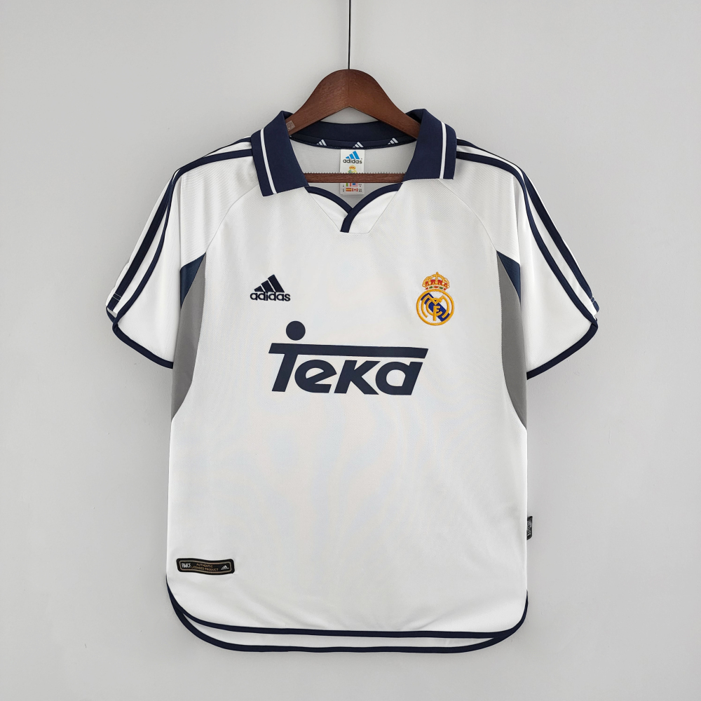 2000-2001Real Madrid home Retro jerseys
