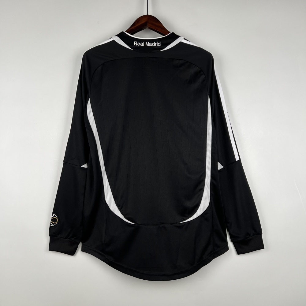 06-07Real Madrid away Long sleeve  Retro jerseys