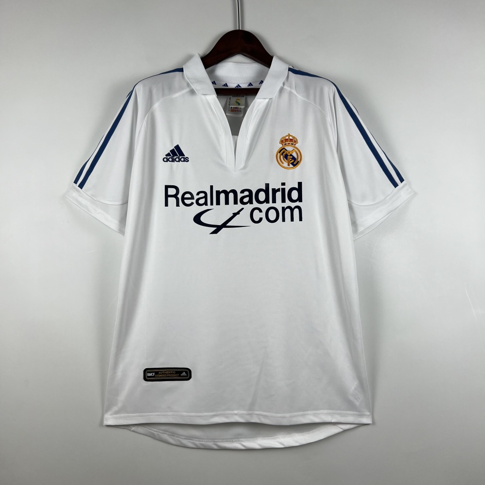 01-02Real Madrid home Retro jerseys