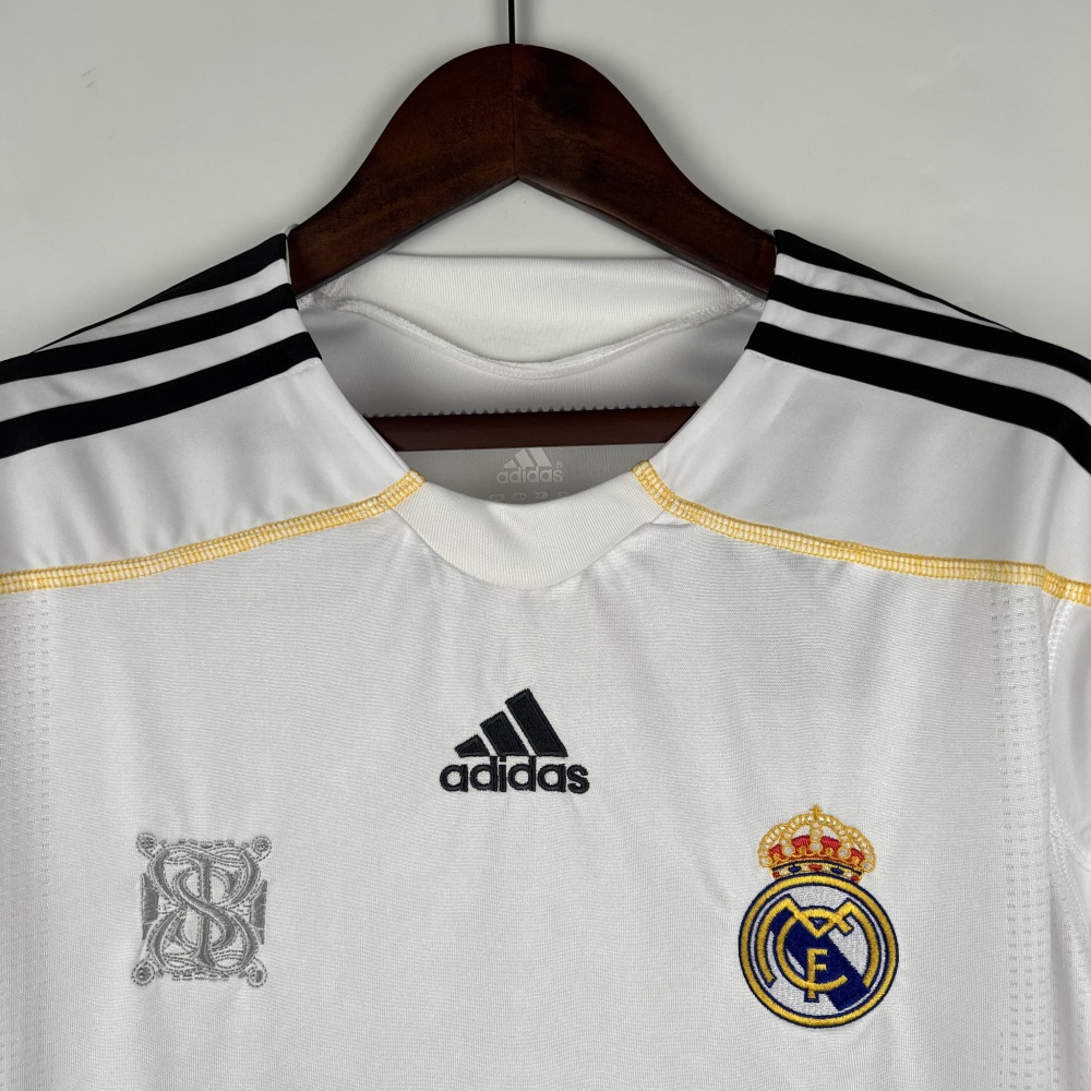 09-10Real Madrid home Long sleeve Retro jerseys