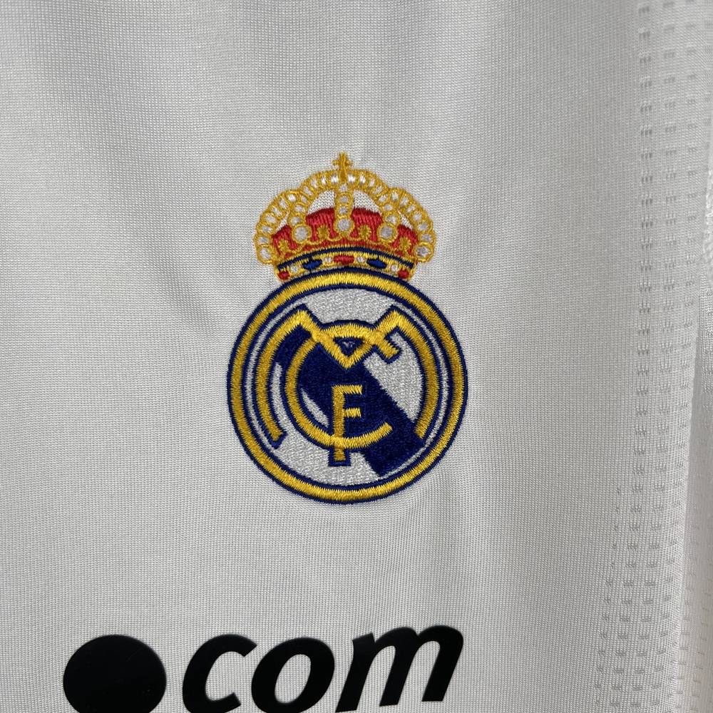 09-10Real Madrid home Long sleeve Retro jerseys