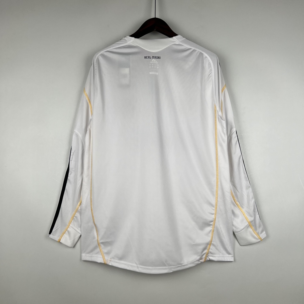 09-10Real Madrid home Long sleeve Retro jerseys