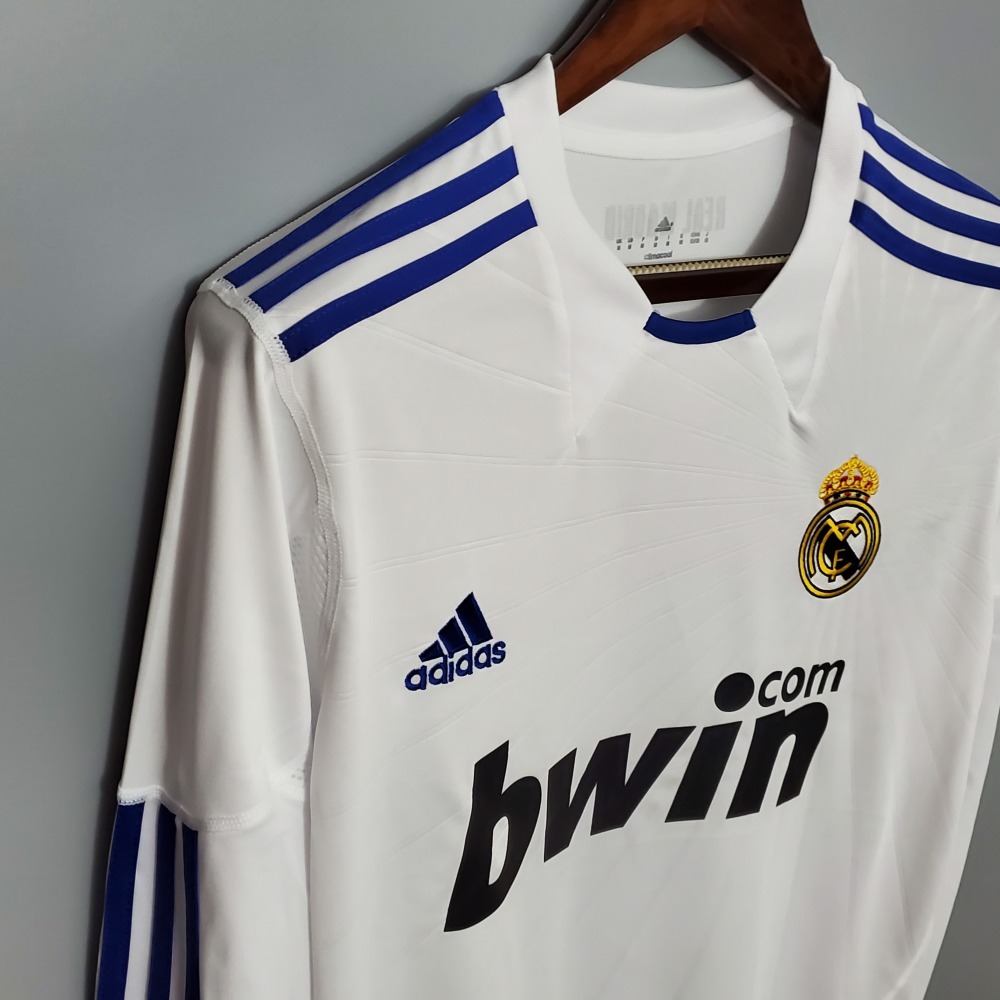 10-11Real Madrid home Long sleeve Retro jerseys