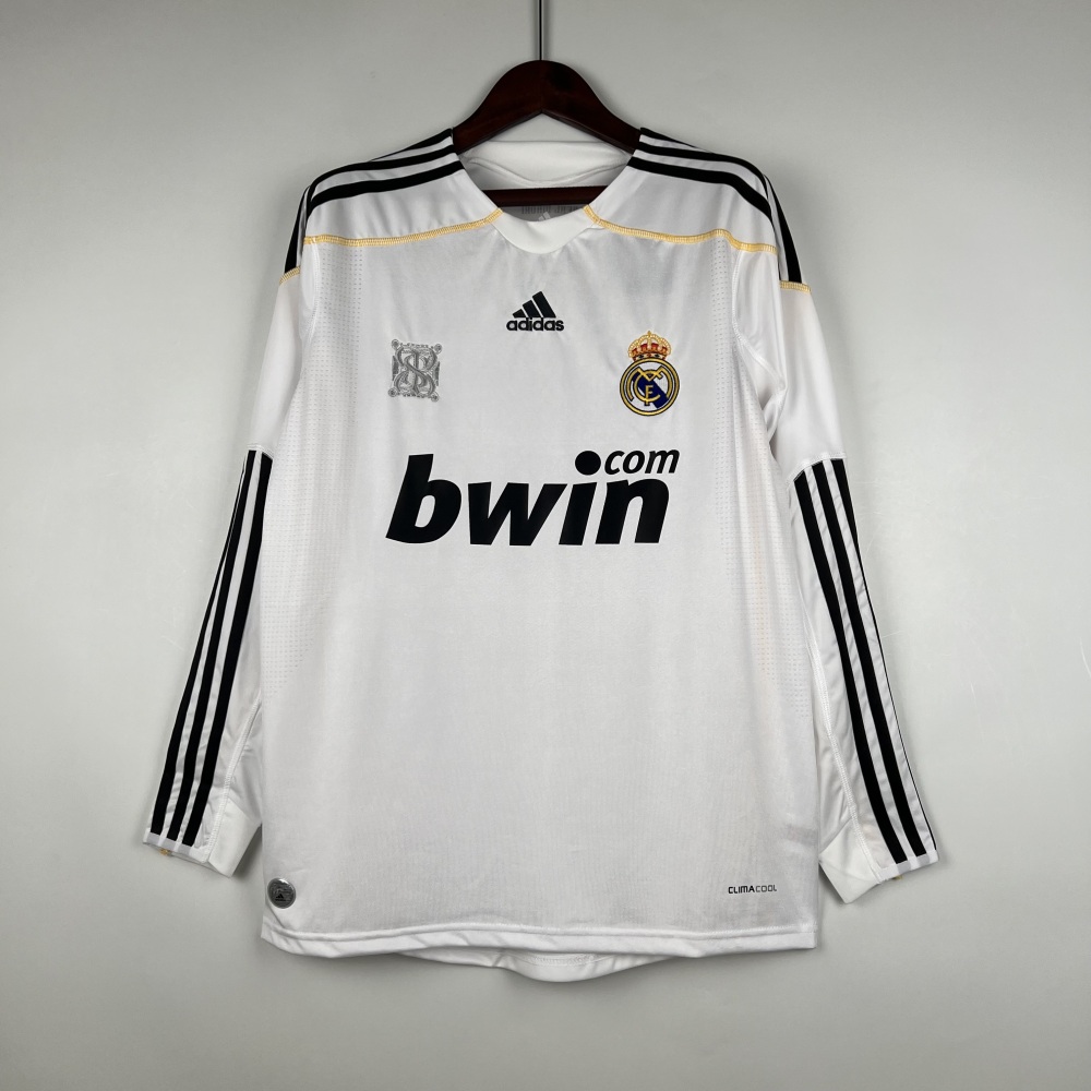 09-10Real Madrid home Long sleeve Retro jerseys