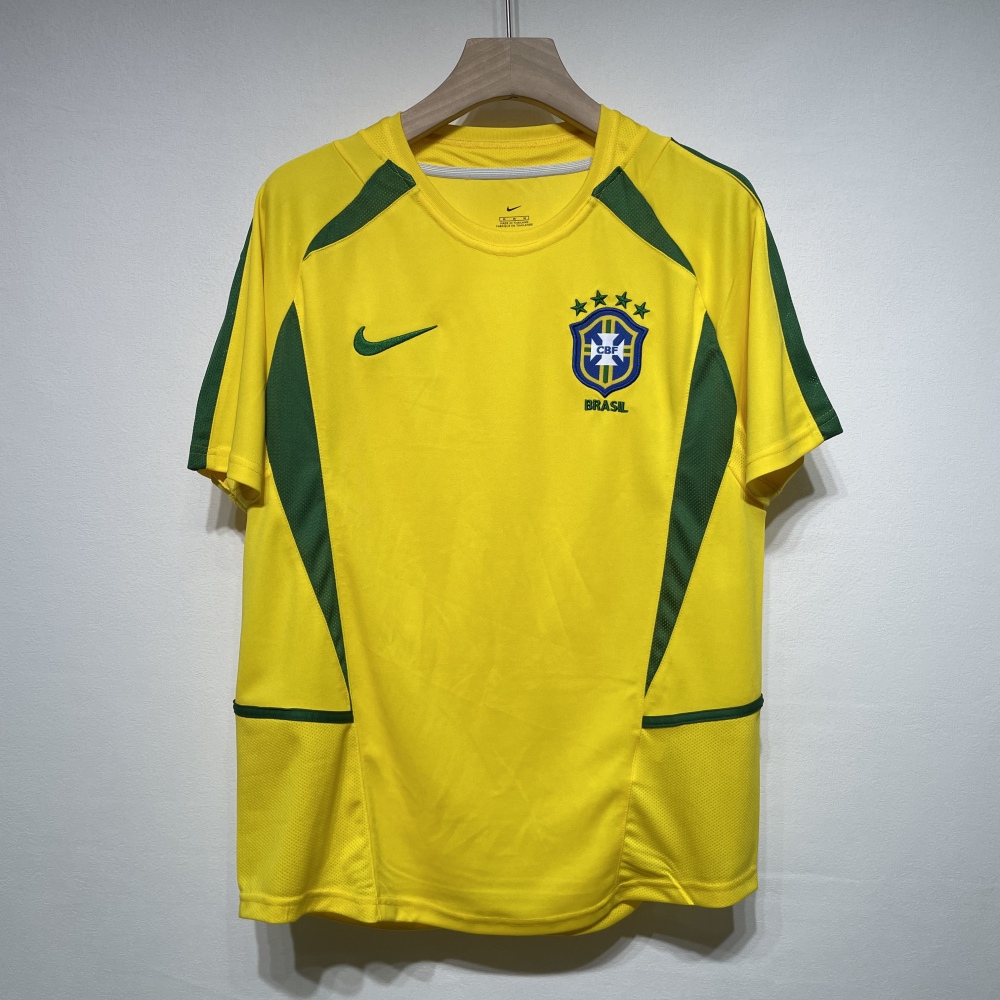 2002 Brazil  home Retro jerseys