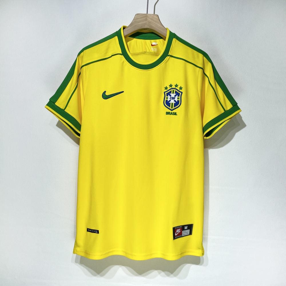 1998 Brazil  home Retro jerseys