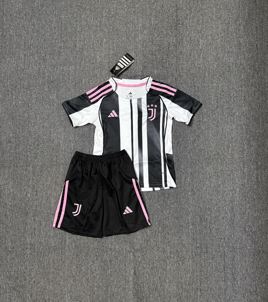 2526 Juventus Home - Children's Set - Fan Edition（2526尤文主场-儿童套装）
