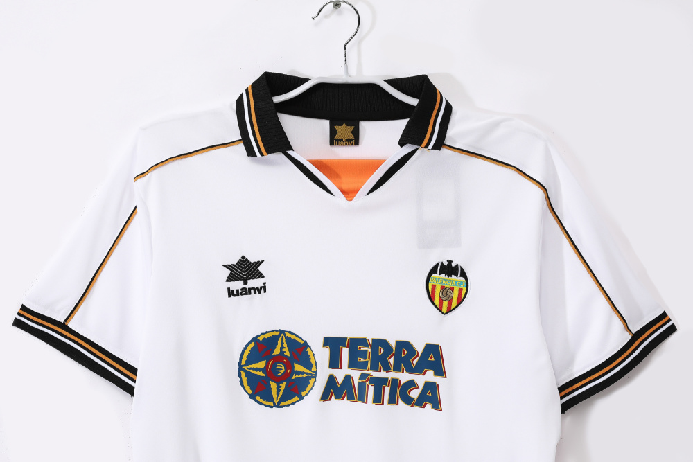 1999-2000 Valencia Home Retro jersey（1999-2000瓦伦西亚主场-球迷版）