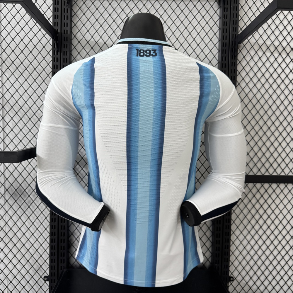 2026 Argentina home World Cup Version Long sleeves Player Edition（2026阿根廷世界杯主场长袖-球员版）
