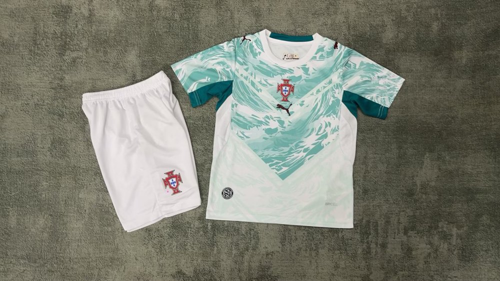 2026 Portugal away - Children's clothing（2026葡萄牙客场-童装）