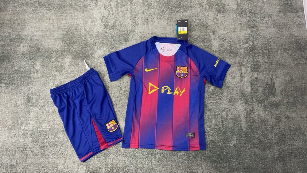 25-26 Barcelona Special Edition - Children's Set（25-26巴萨特别版-儿童套装）
