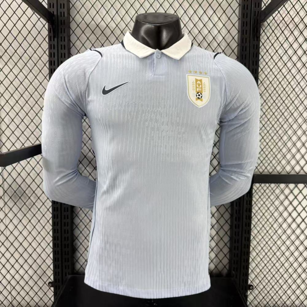2026 World Cup Uruguay home  Version Long sleeves Player Edition（2026乌拉圭主场长袖-球员版）