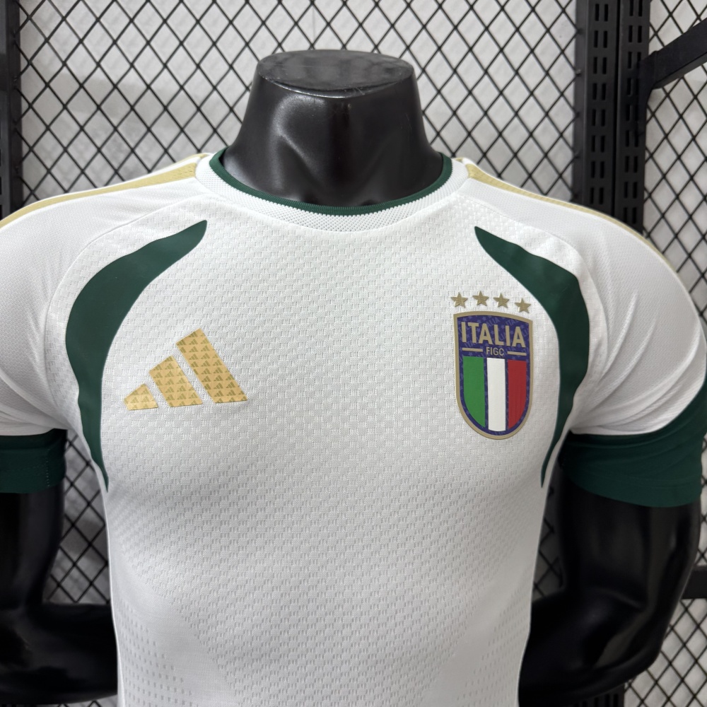 2026 World Cup Italy Training suit Player Edition（2026世界杯意大利训练服白色-球员版）