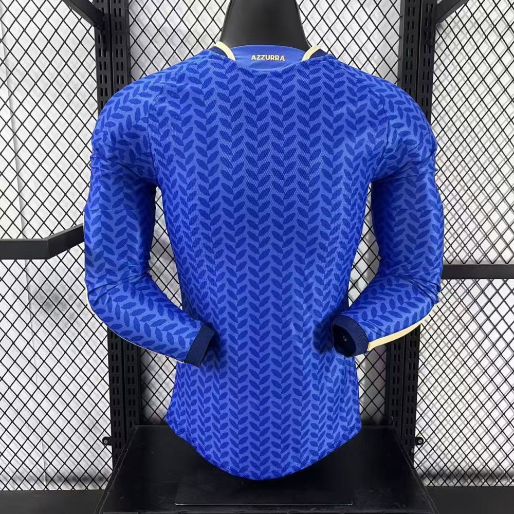 2026 World Cup Italy home Long sleeves Player version（2024世界杯意大利主长袖-球员版）