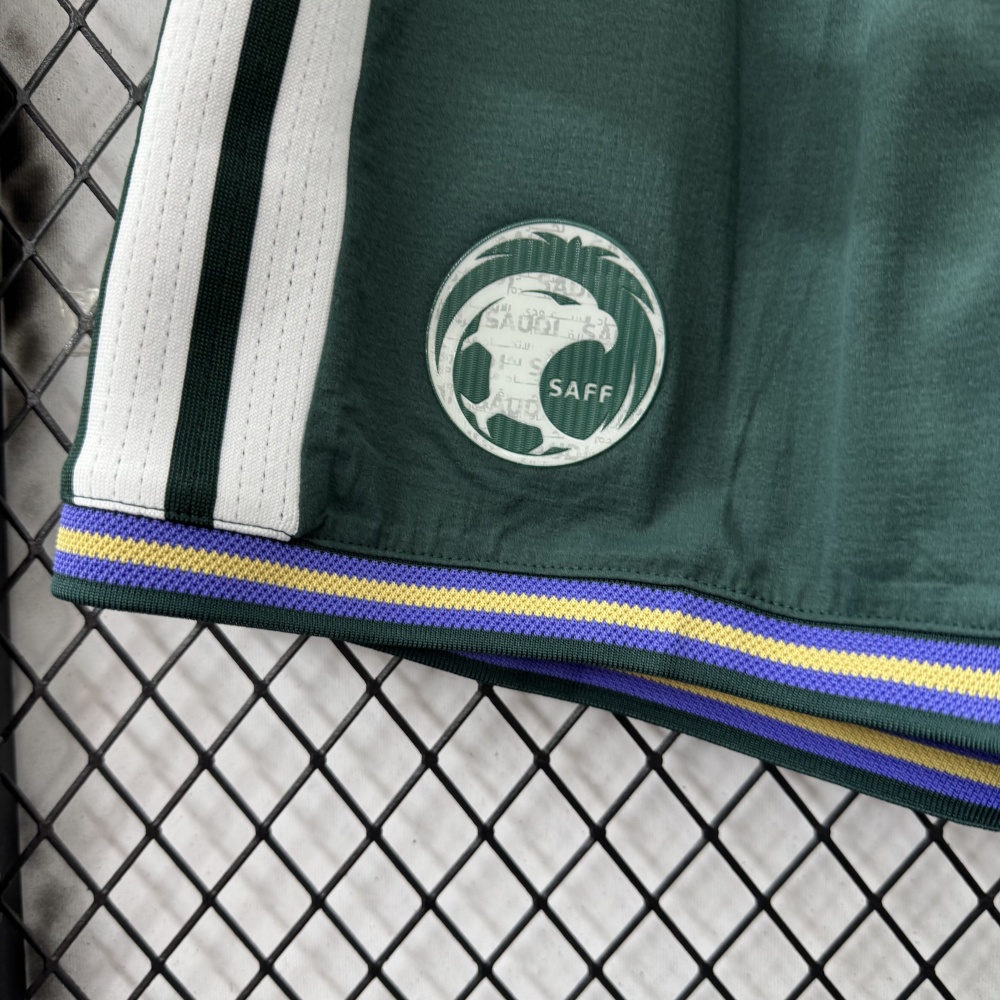 2026 World Cup Saudi Arabia home Player version football  shorts （2026世界杯沙特主场裤子）