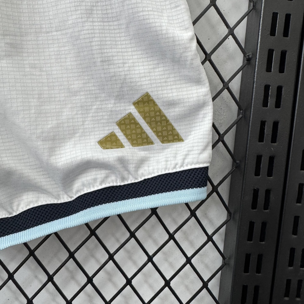 2026 World Cup  Argentina  Player version football  shorts （2026世界杯阿根廷白色裤子）