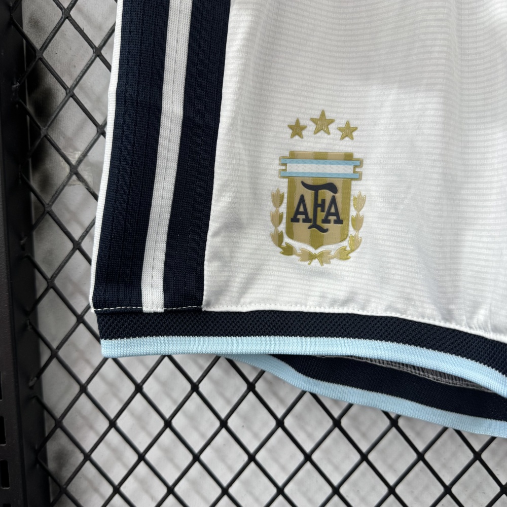 2026 World Cup  Argentina  Player version football  shorts （2026世界杯阿根廷白色裤子）