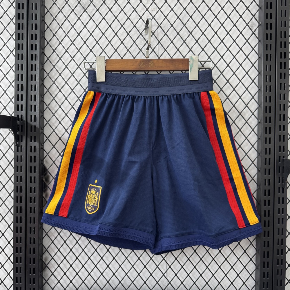 2026 World Cup  Spain home Player version football  shorts （2026世界杯西班牙主场裤子）