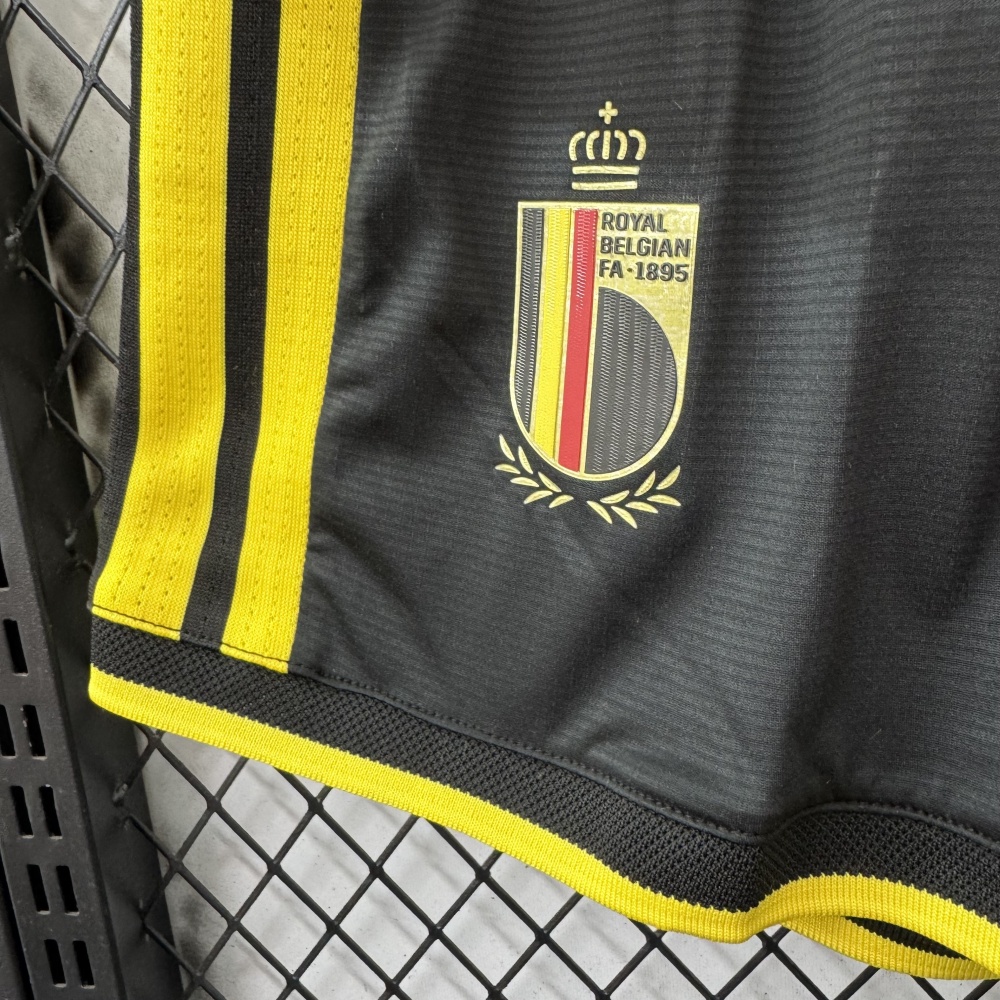 2026 World Cup Belgium home Player version football  shorts （2026世界杯比利时主场裤子）