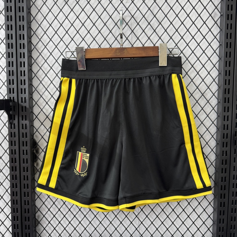 2026 World Cup Belgium home Player version football  shorts （2026世界杯比利时主场裤子）