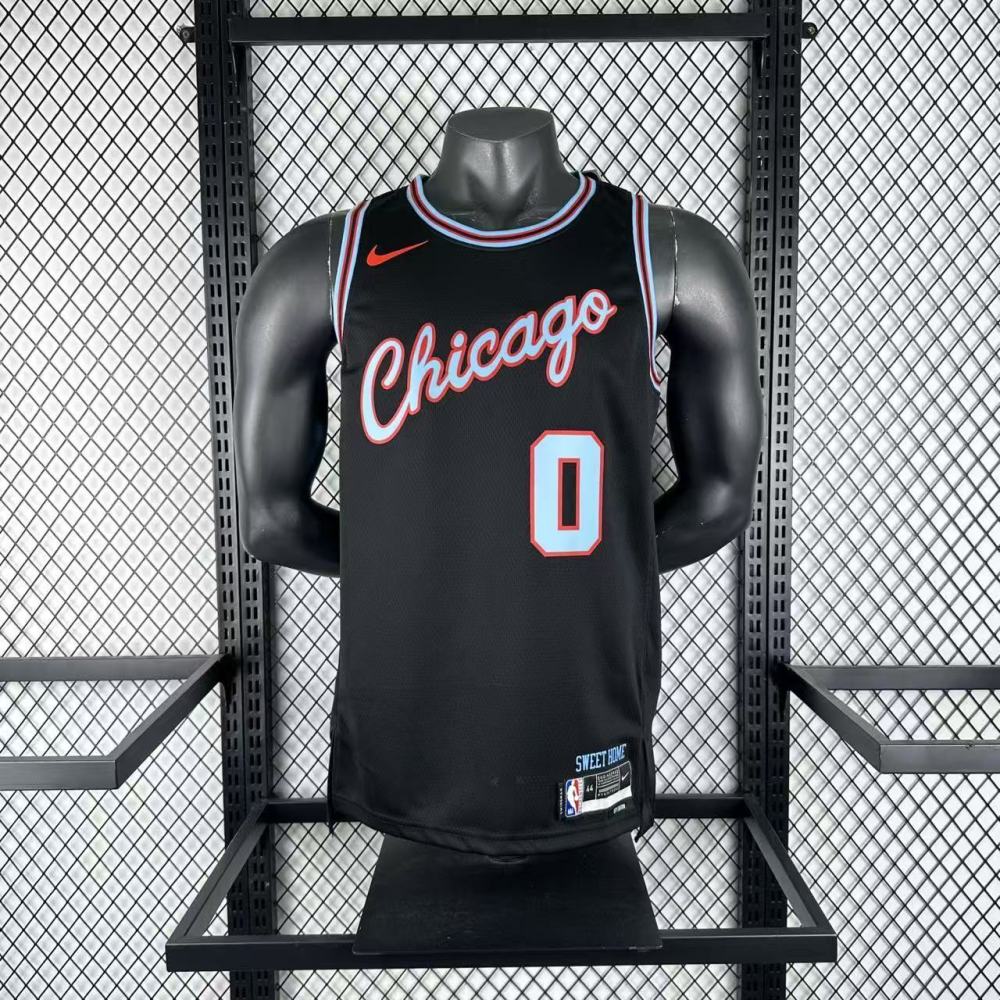 25-26 NBA Bulls City Edition【Number 0-3-14-23】