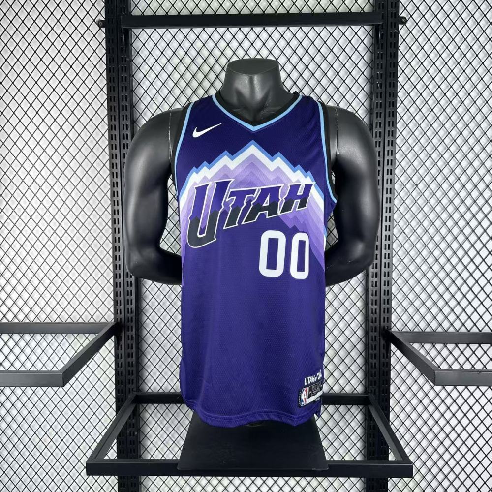 25-26 NBA Jazz Purple【Number 0-13-23】