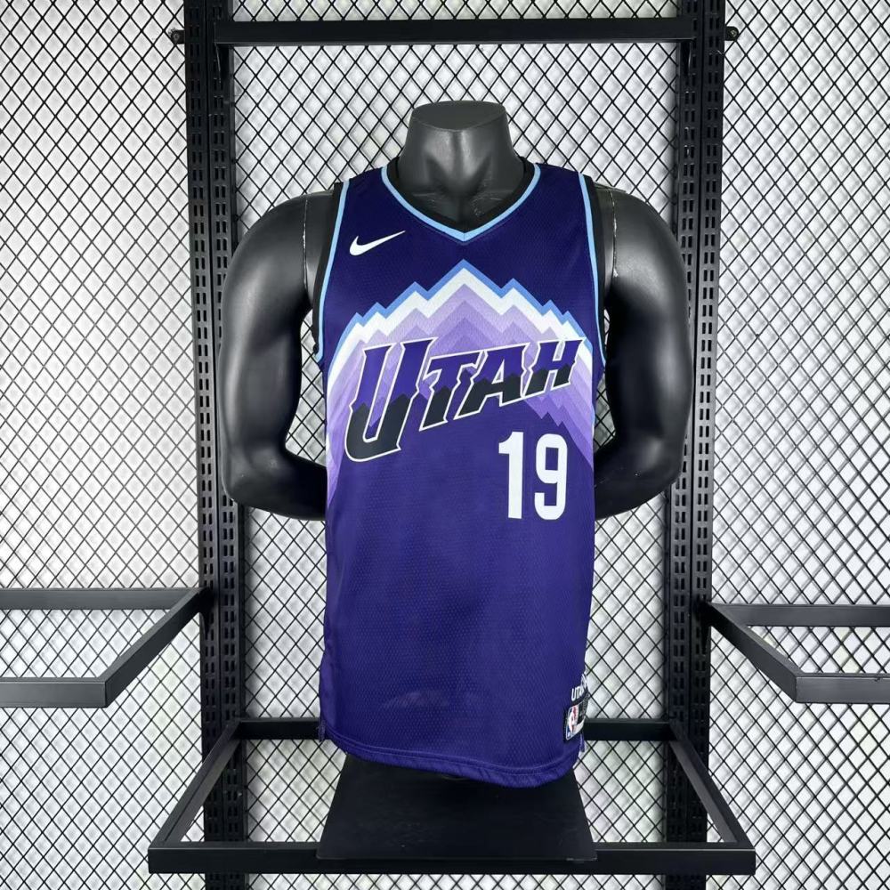 25-26 NBA Jazz Purple【Number 0-13-23】
