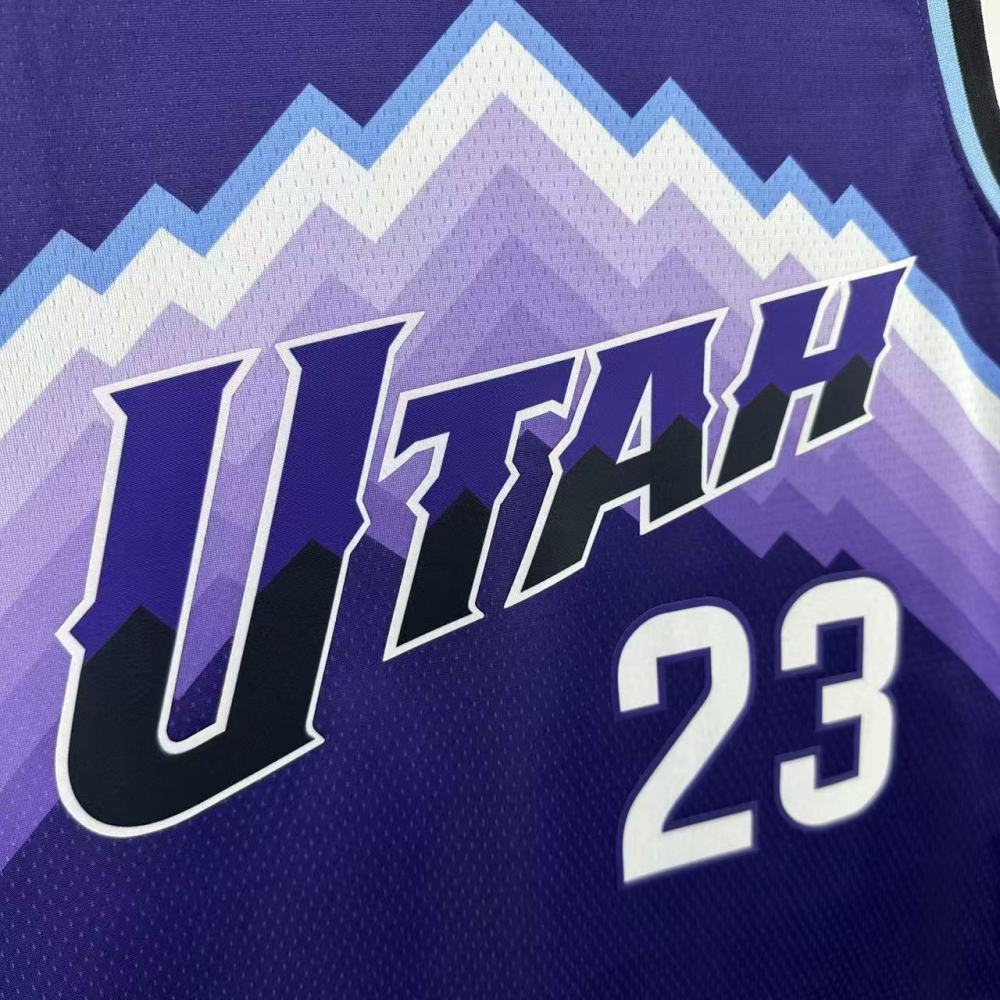 25-26 NBA Jazz Purple【Number 0-13-23】