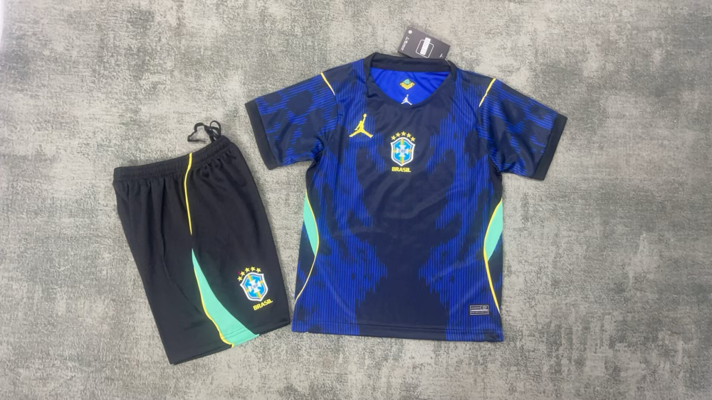 2026 Brazil away - Children's clothing（2026巴西客场 -童装）