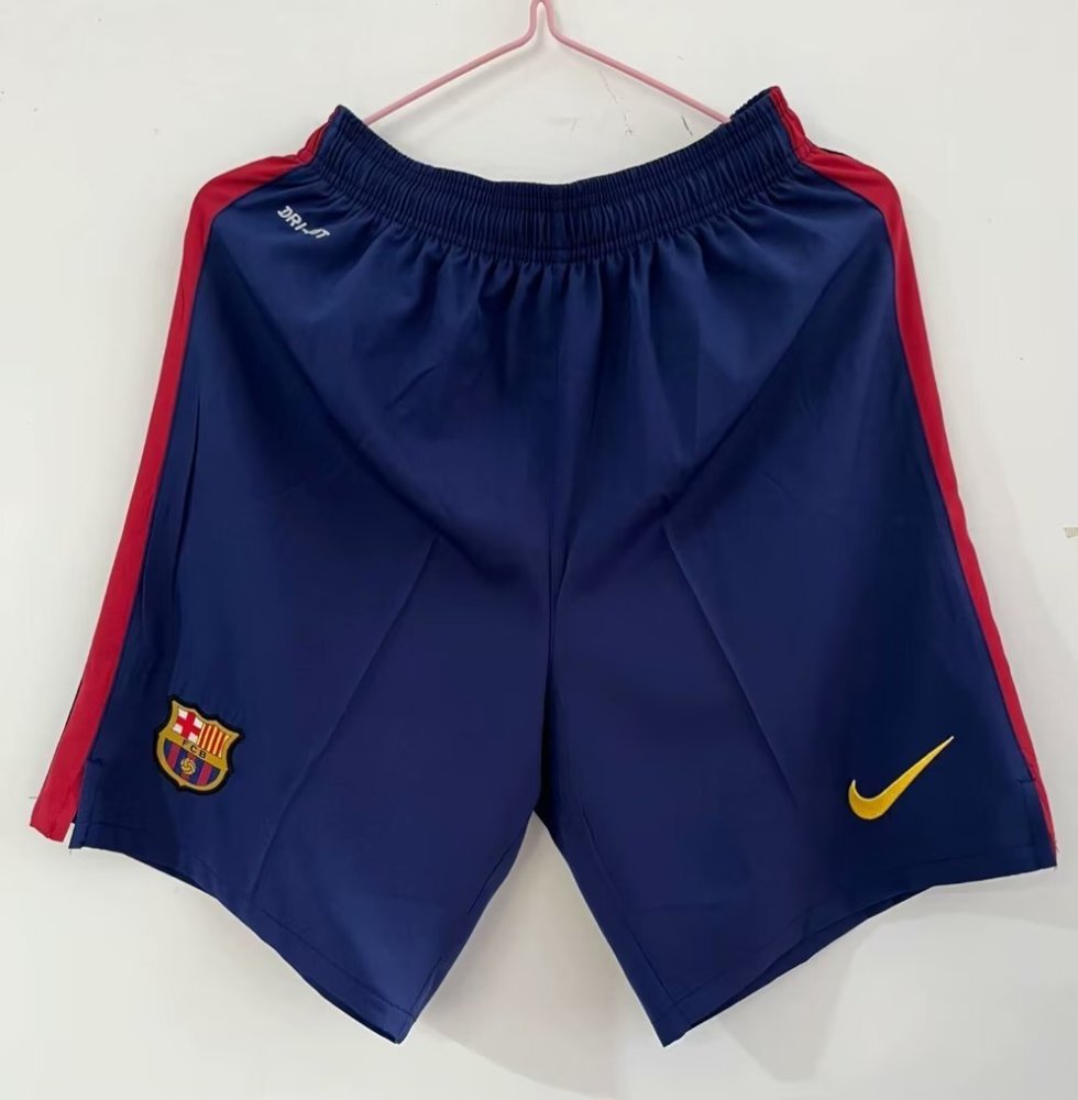 14-15 Barcelona home Retro Shorts（裤子）