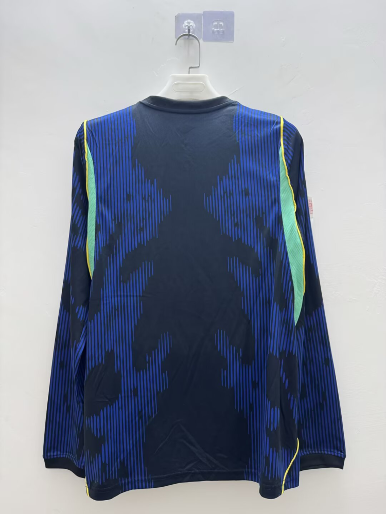 2026 Brazil away long sleeved fan version（2026巴西客场长袖-球迷版）