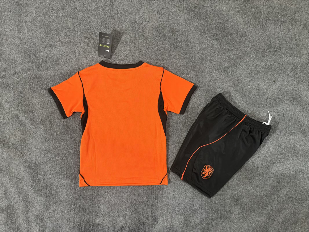 2026 Netherlands Home - Children's Clothing（2026荷兰主场 -童装）