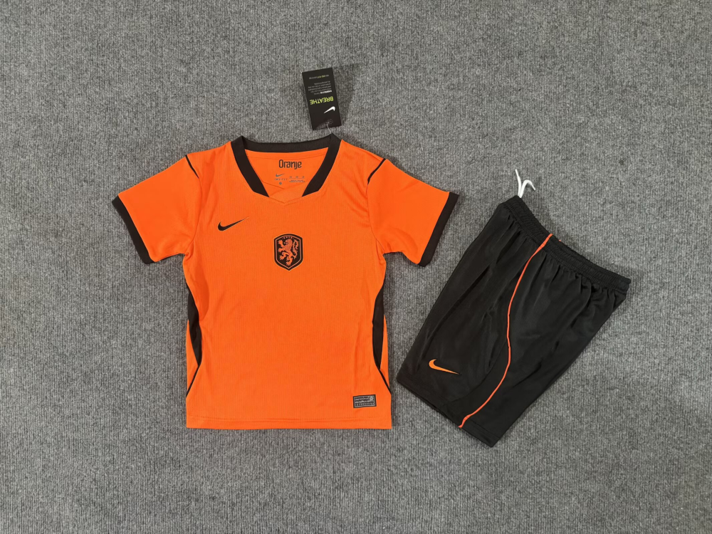 2026 Netherlands Home - Children's Clothing（2026荷兰主场 -童装）