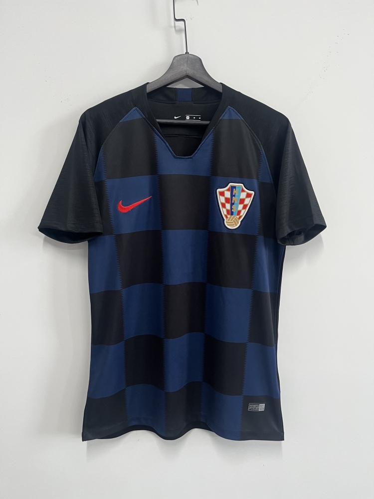 2018 Croatia  away retro jersey