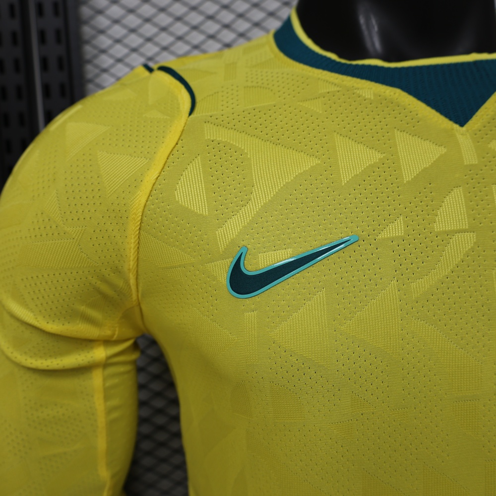 2026 World Cup Brazil home Long sleeves Player version（2026世界杯巴西主场长袖-球员版）
