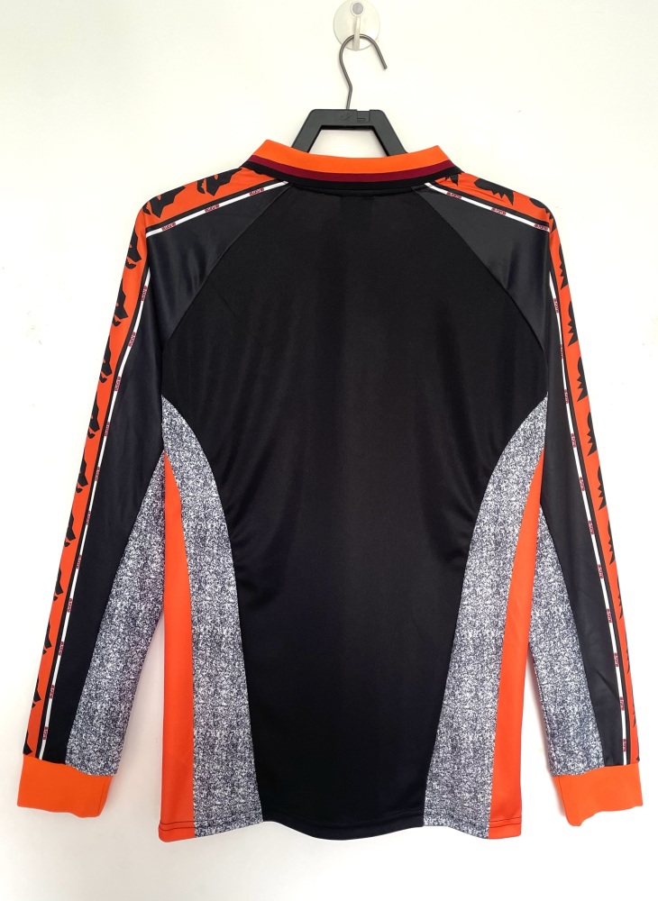 98-99 A.S. Roma Long sleeves two away retro jersey