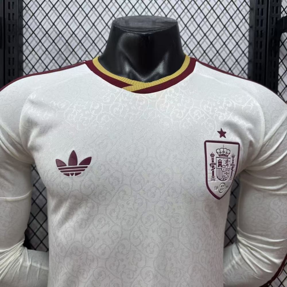 2026 World Cup Spain away Long sleeves Player version（2026世界杯西班牙客场长袖-球员版）