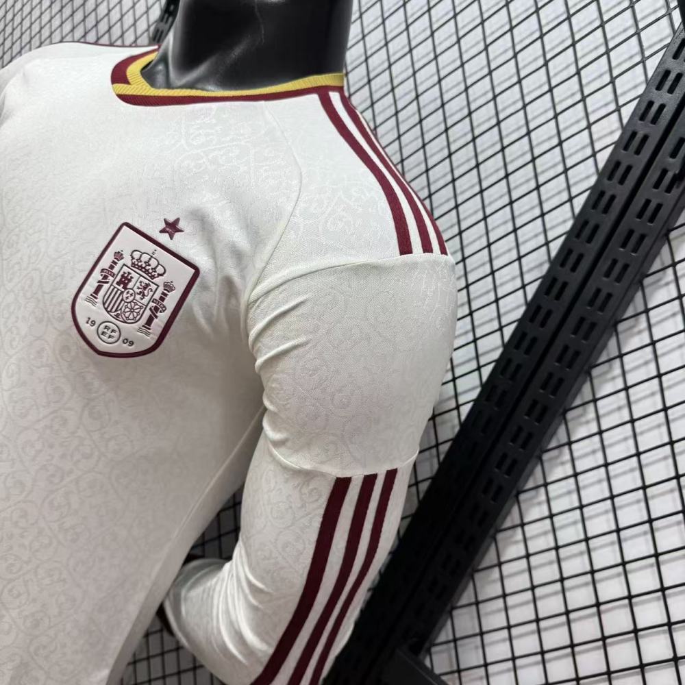 2026 World Cup Spain away Long sleeves Player version（2026世界杯西班牙客场长袖-球员版）