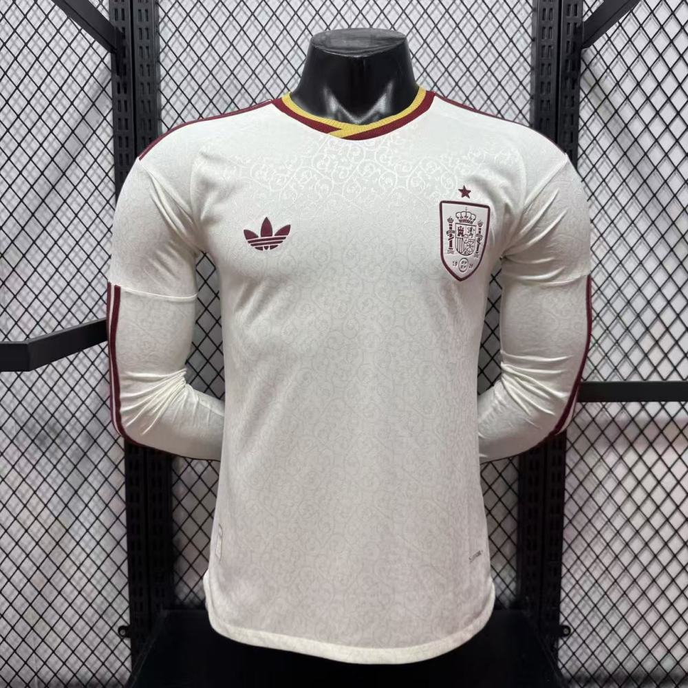 2026 World Cup Spain away Long sleeves Player version（2026世界杯西班牙客场长袖-球员版）