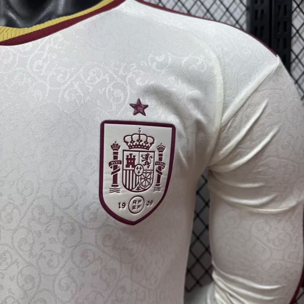 2026 World Cup Spain away Long sleeves Player version（2026世界杯西班牙客场长袖-球员版）