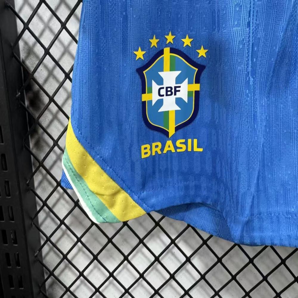 2026 World Cup  Brazil home Player version football  shorts （2026世界杯巴西主场裤子）