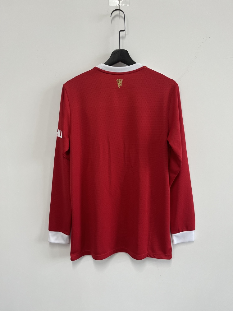 21-22 Manchester United home Long sleeve  Retro jerseys