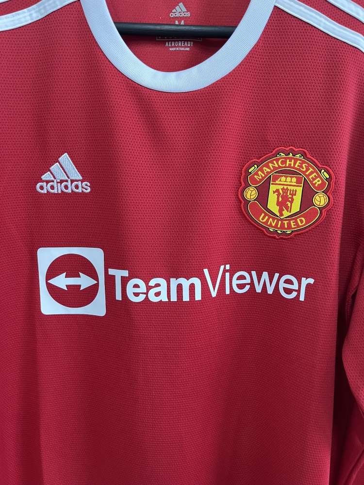 21-22 Manchester United home Long sleeve  Retro jerseys