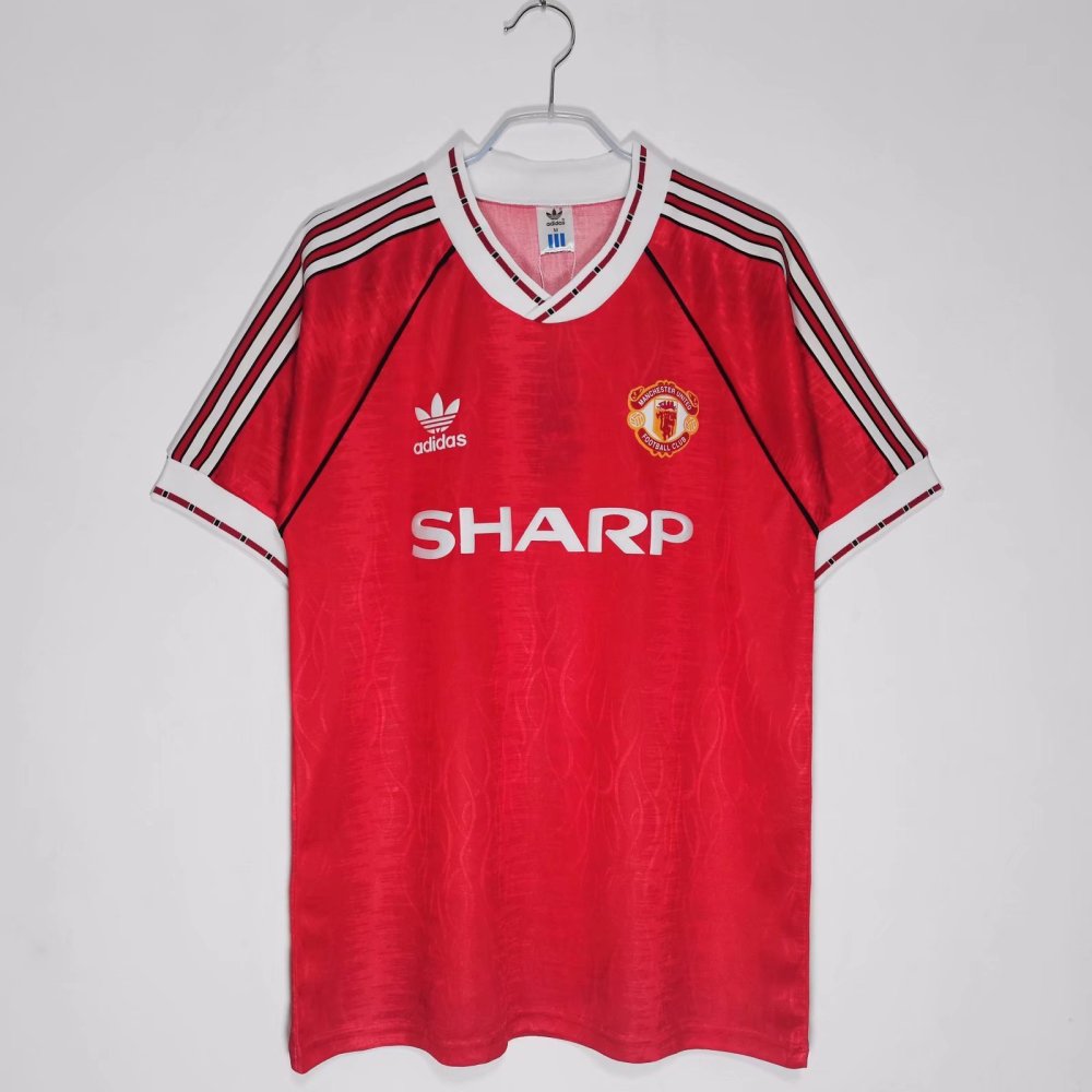 91/92 Manchester United home Retro jerseys