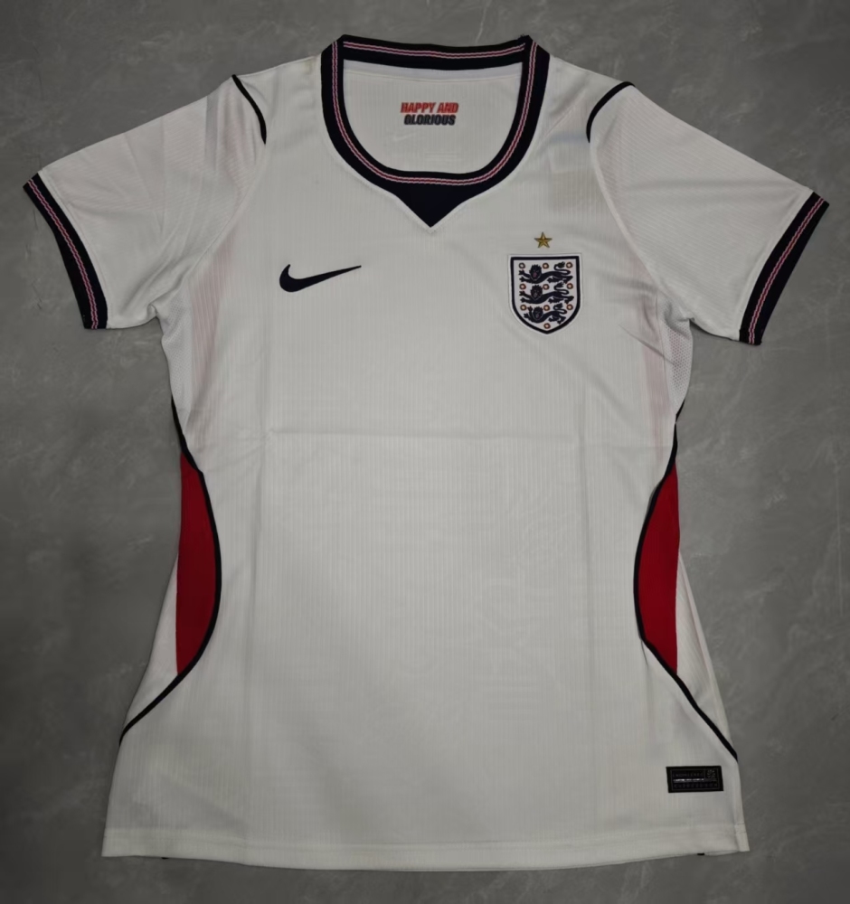 2026 England Home Women's Wear - Fan Edition（2026英格兰主场女装-球迷版）