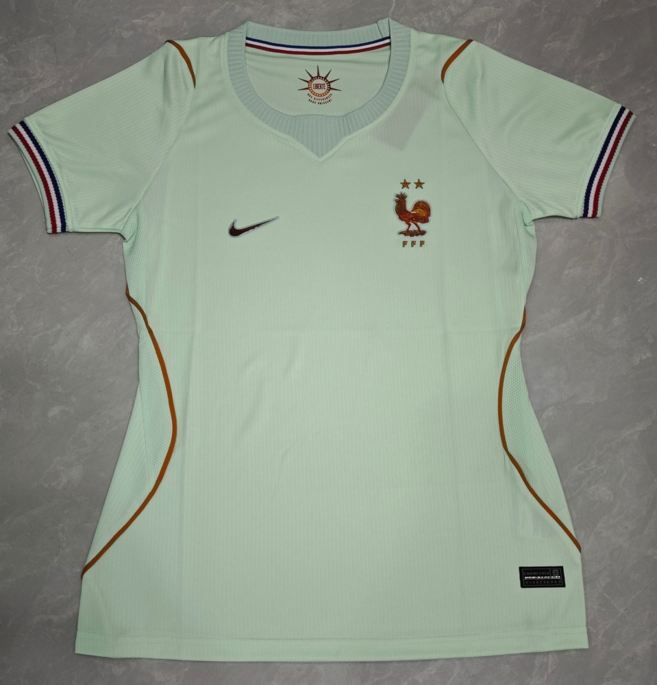 2026 French away women's clothing - fan version（2026法国客场女装-球迷版）