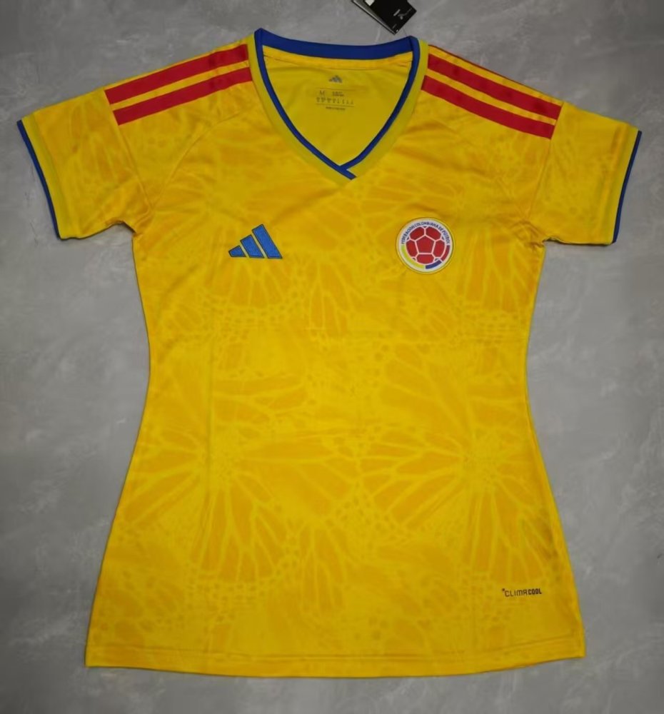 2026 Colombia Home Women's Wear - Fan Edition（2026哥伦比亚主场女装-球迷版）
